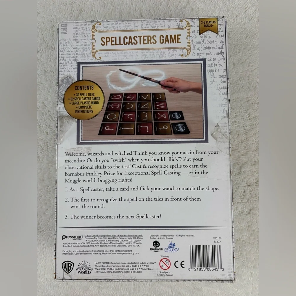 Harry Potter Spellcaster Game by Pressman-A Wand-Based Magic-Casting Game